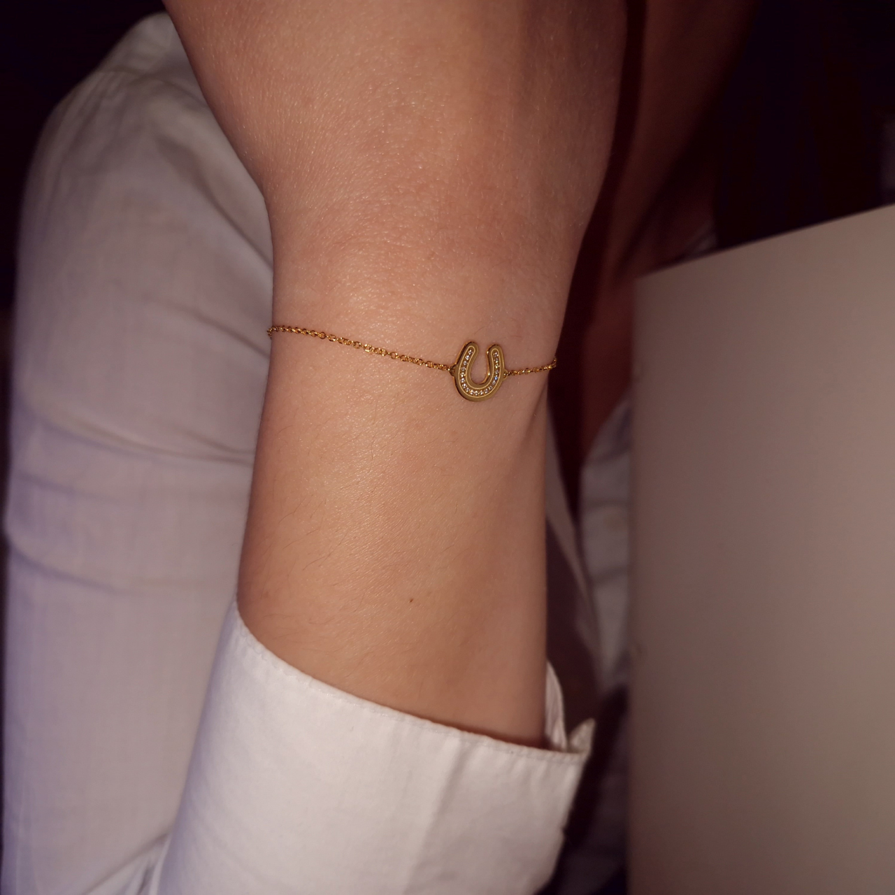 Diamond horseshoe bracelet 2025
