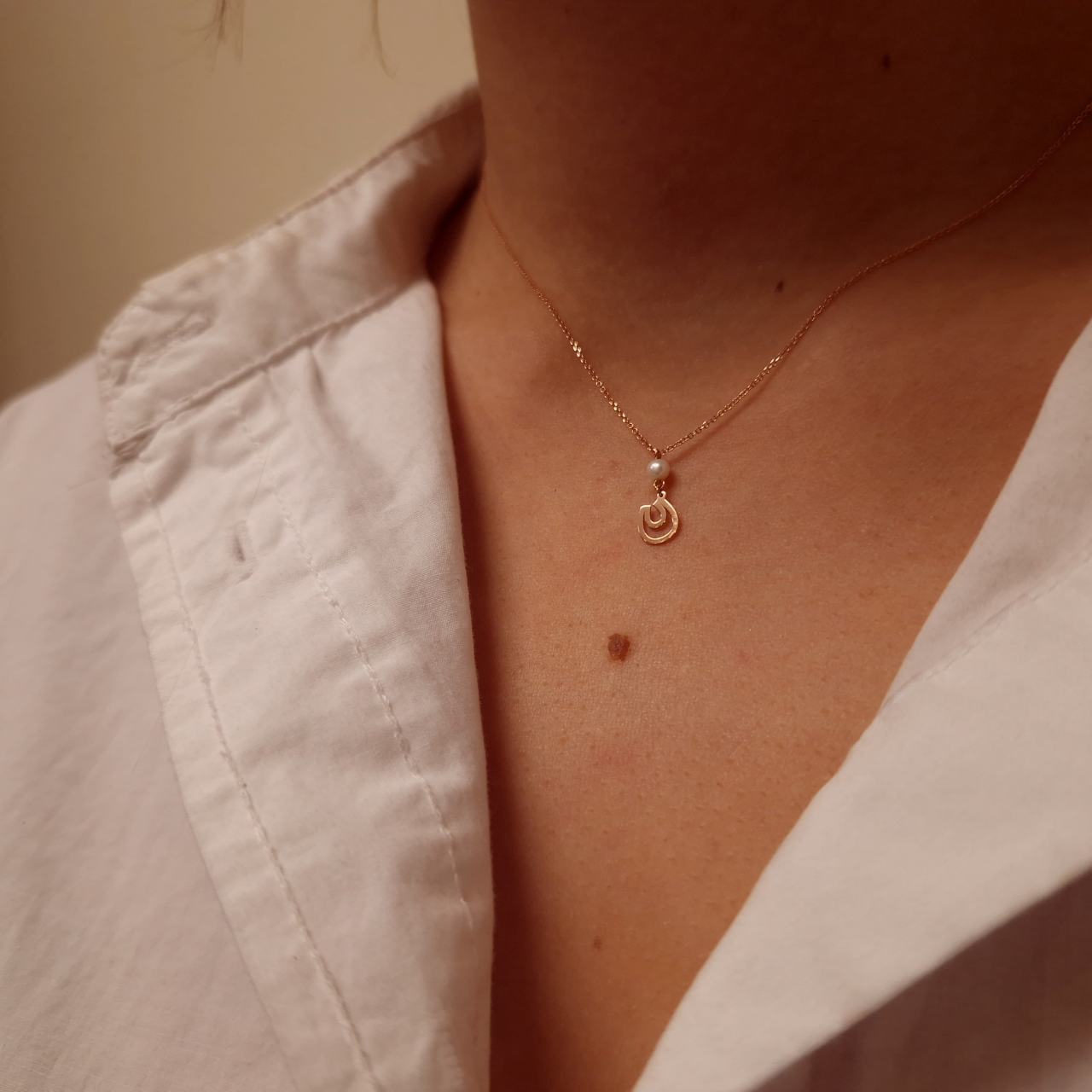 Womens rose gold best sale necklace