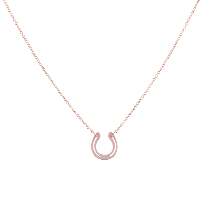 Horseshoe - Rose Gold Necklace