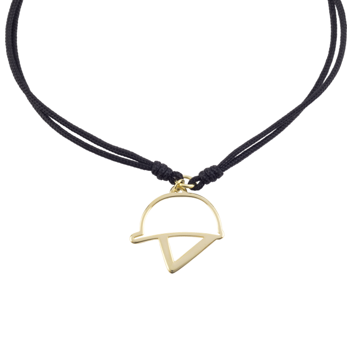 Moving Helmet - Yellow Gold Bracelet
