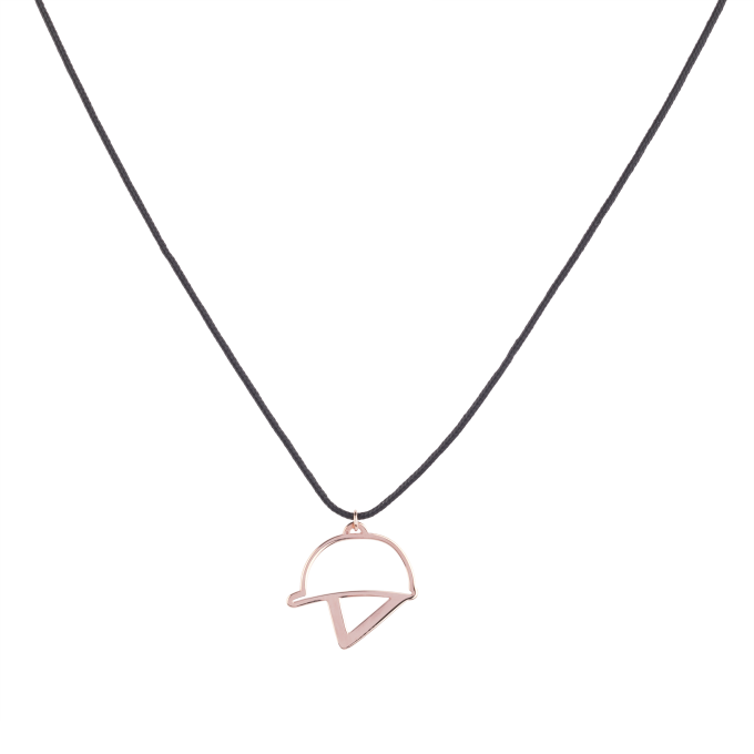 Helmet - Rose Gold Necklace