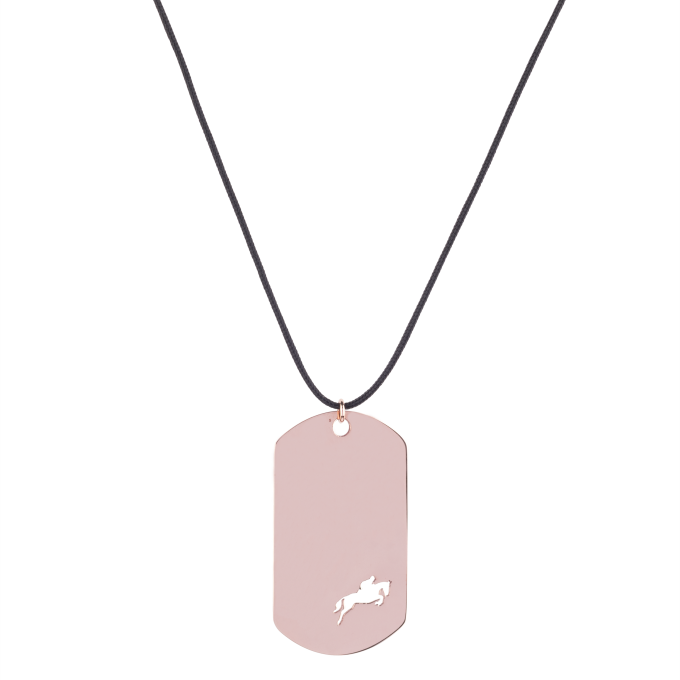Show Jumping Amazon - Rose Gold Necklace