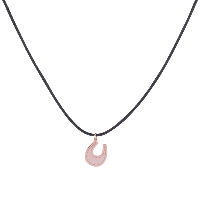 Shiny Horseshoe - Rose Gold Necklace