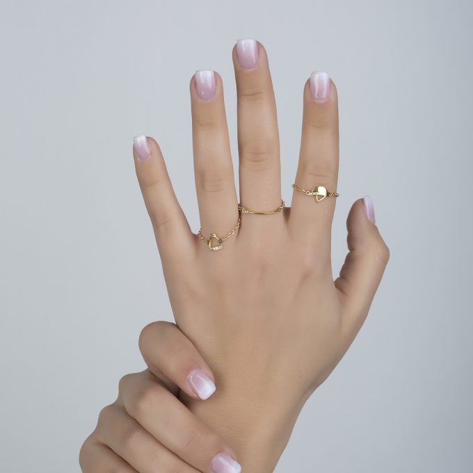 Diamond Whip - Yellow Gold Ring
