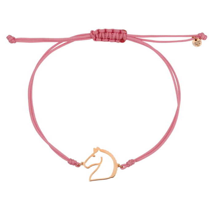 Baby Pink Horse - Rose Gold Bracelet