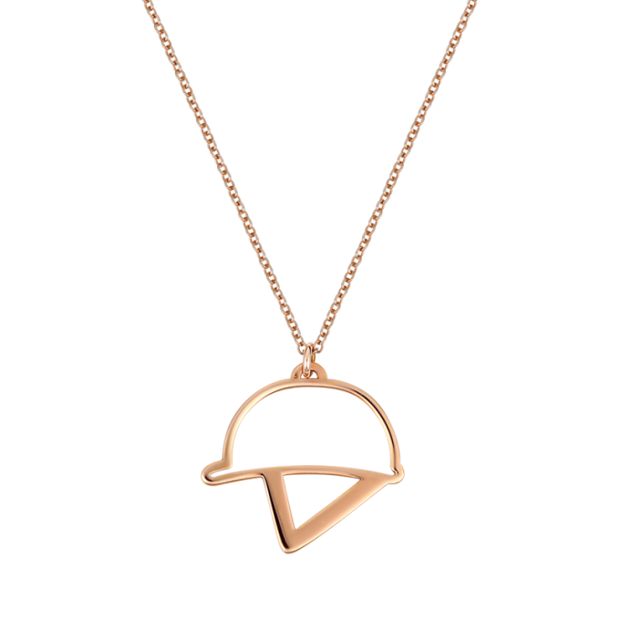 Helmet - Rose Gold Necklace