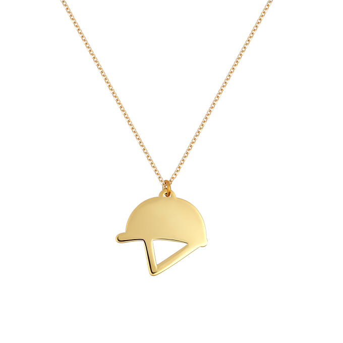 Helmet - Yellow Gold Necklace