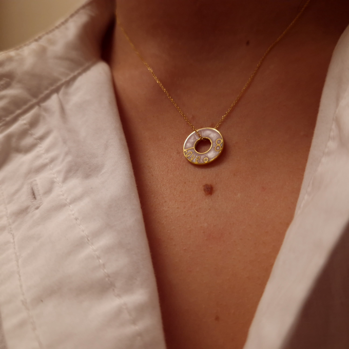 Love - Yellow Gold Necklace 