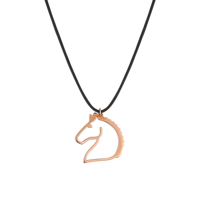 Horse - Rose Gold Necklace