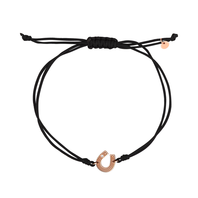Tiny Horseshoe - Rose Gold Bracelet