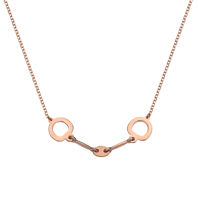 Horse Bit - Rose Gold Necklace