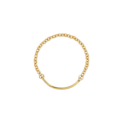 Diamond Whip - Yellow Gold Ring