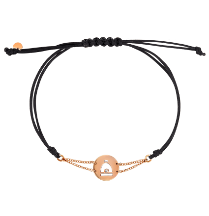 Stirrup In Circle - Rose Gold Bracelet