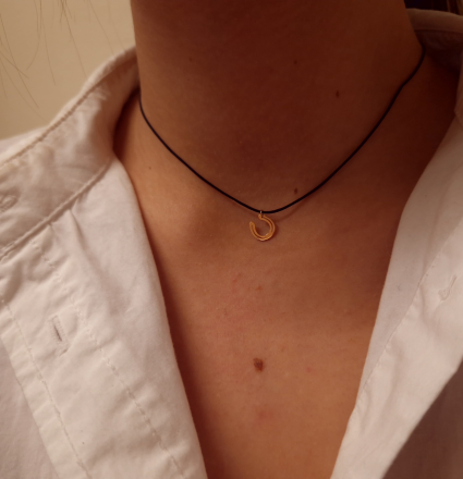 Small Horseshoe - Rose Gold Necklace