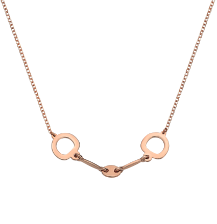 Horse Bit - Rose Gold Necklace