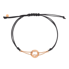 Precious and Easy Helmet In Circle Pink Gold Bracelet / Equestrian / Equine 